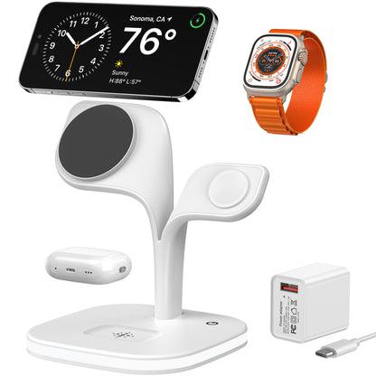 5 in 1 Magnetic Wireless Desktop Fast Charging Station For Multiple Devices